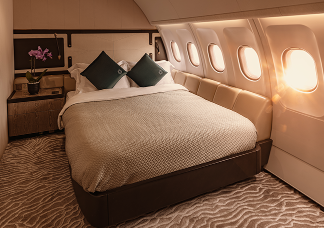Luxurious double bed