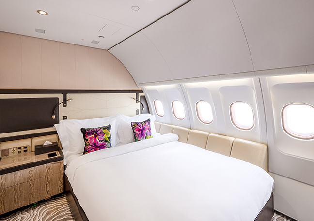 Luxurious double bed